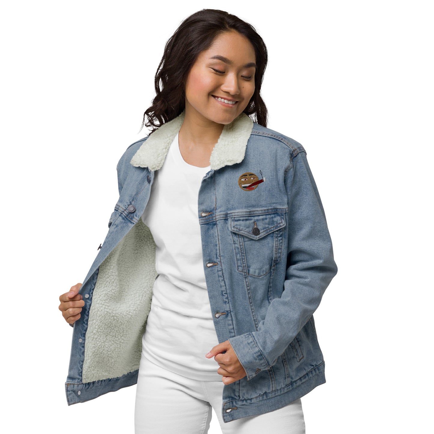 V.V.A - Unisex denim sherpa jacket